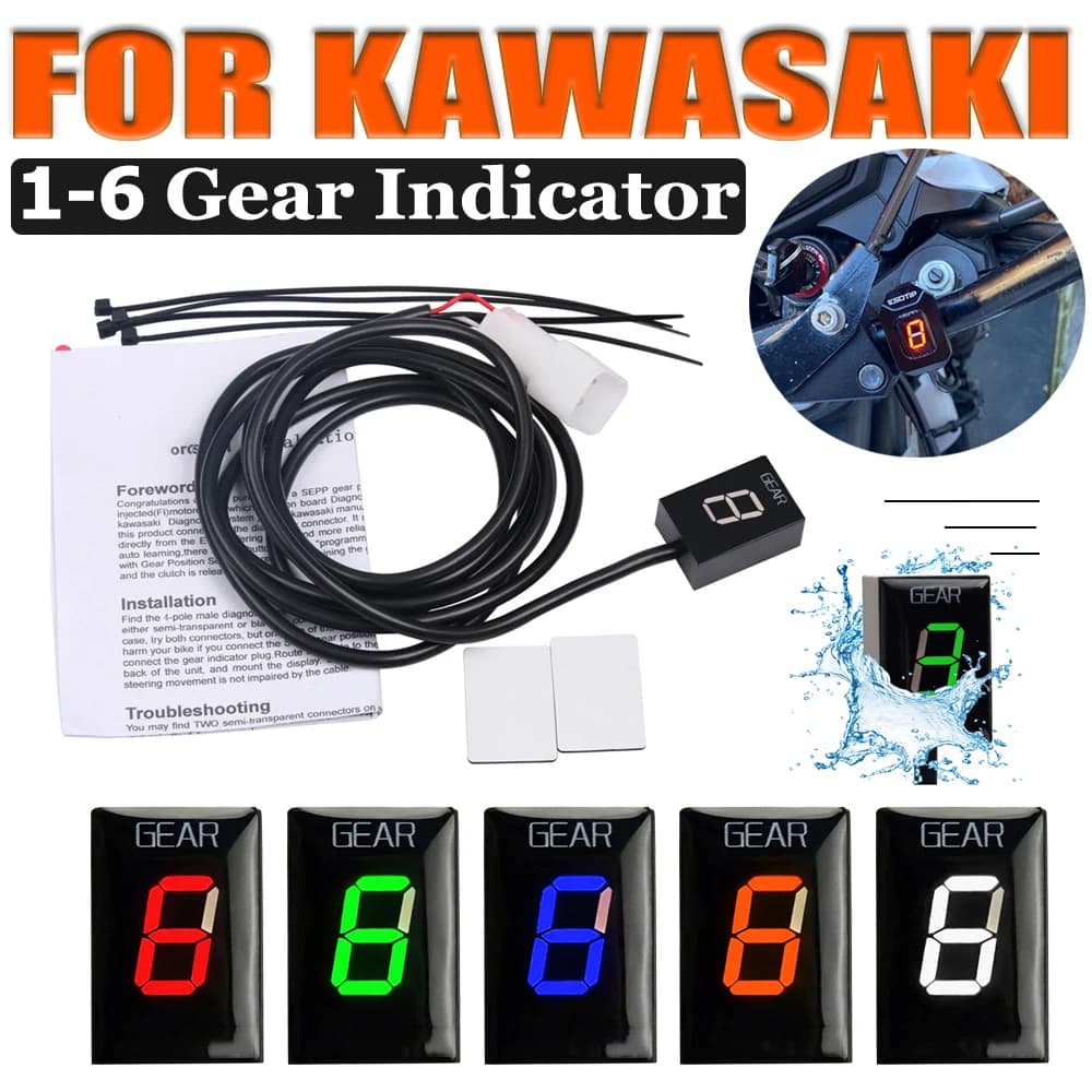 Indicateur de vitesse pour Kawasaki ZX6R ZX-6R ZX6RR ZX-6RR ER-6N ER-6F Z750 Z1000 Z 750 1000 ER-6N ER6N, compteur d'affichage de vitesse de moto