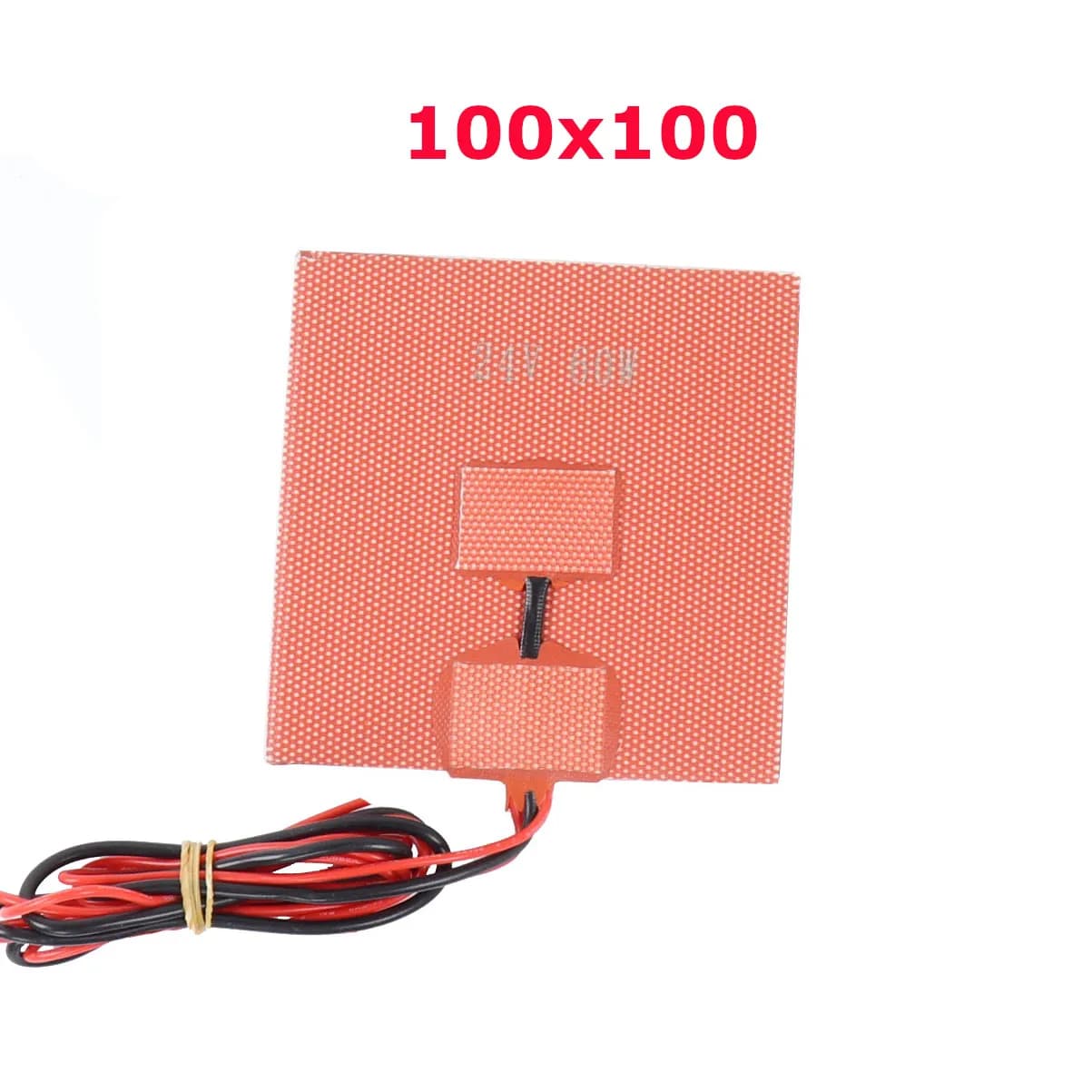 Blurolls-Coussin de lit métropolitain en silicone pour imprimante 3D, chauffage AC, Voron 0.2, 0.2 microns, Voron0.2, 24V, 60W, 100x100, V0.1