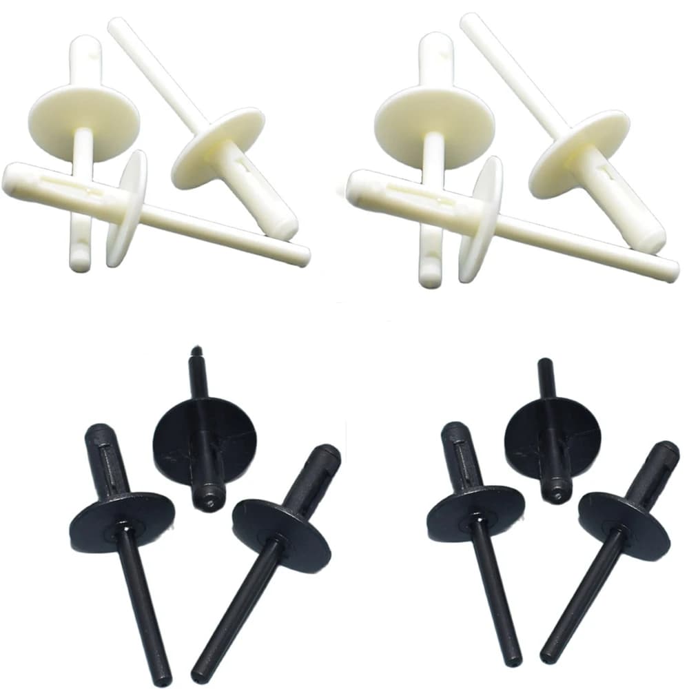 World golden – rivets aveugles de fixation automobile, 100 pièces, pour BMW #517170029532, couleur blanche 51717002953,51777171004