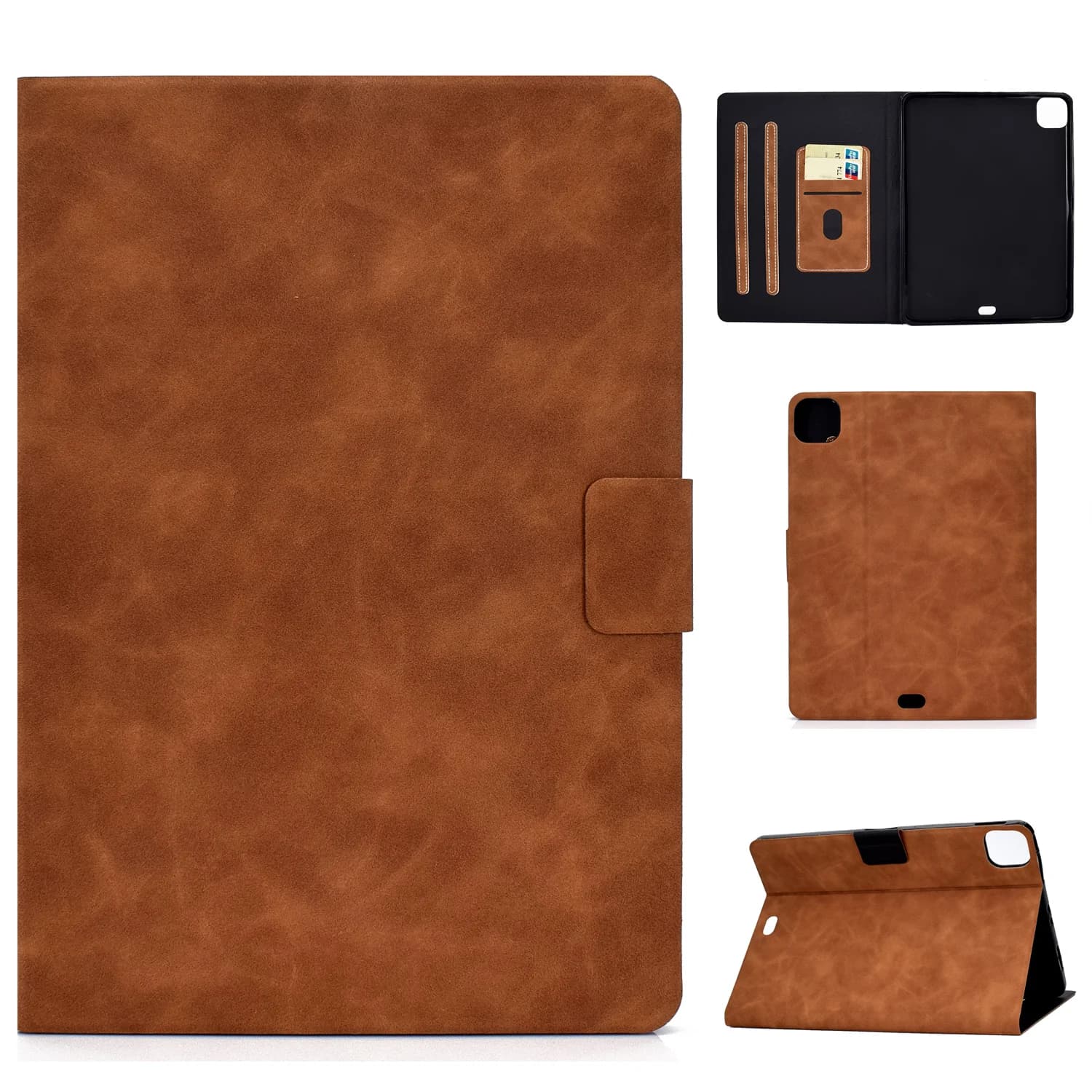 Étui en cuir pour iPad 10e 10.9 2022, 9.7 pouces, couverture d'air 2/3/4 mini 1/2/3/4/5 6, étui portefeuille pour Pro 9.7/10.5/11 2020