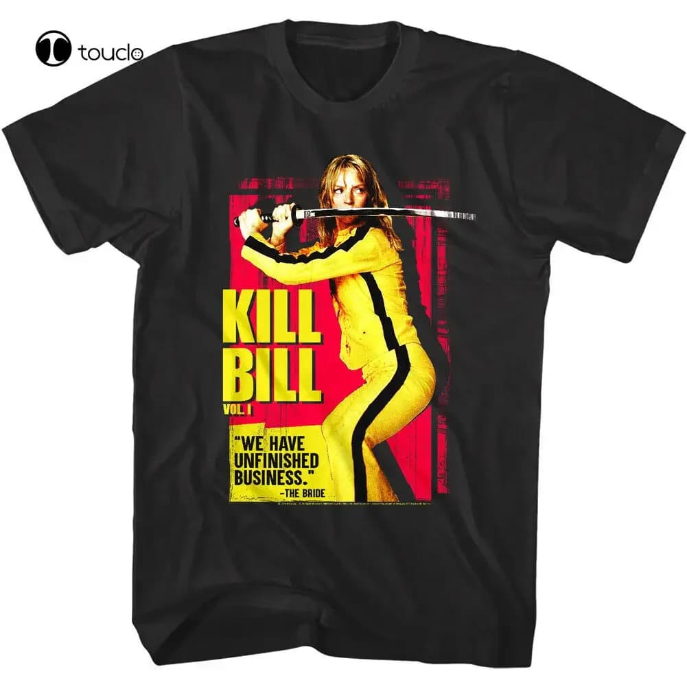 T-shirt Kill Bill Unfinished Business pour hommes, Beatrix Kiddo Bride, Uma Amandier Man Tee Shirt
