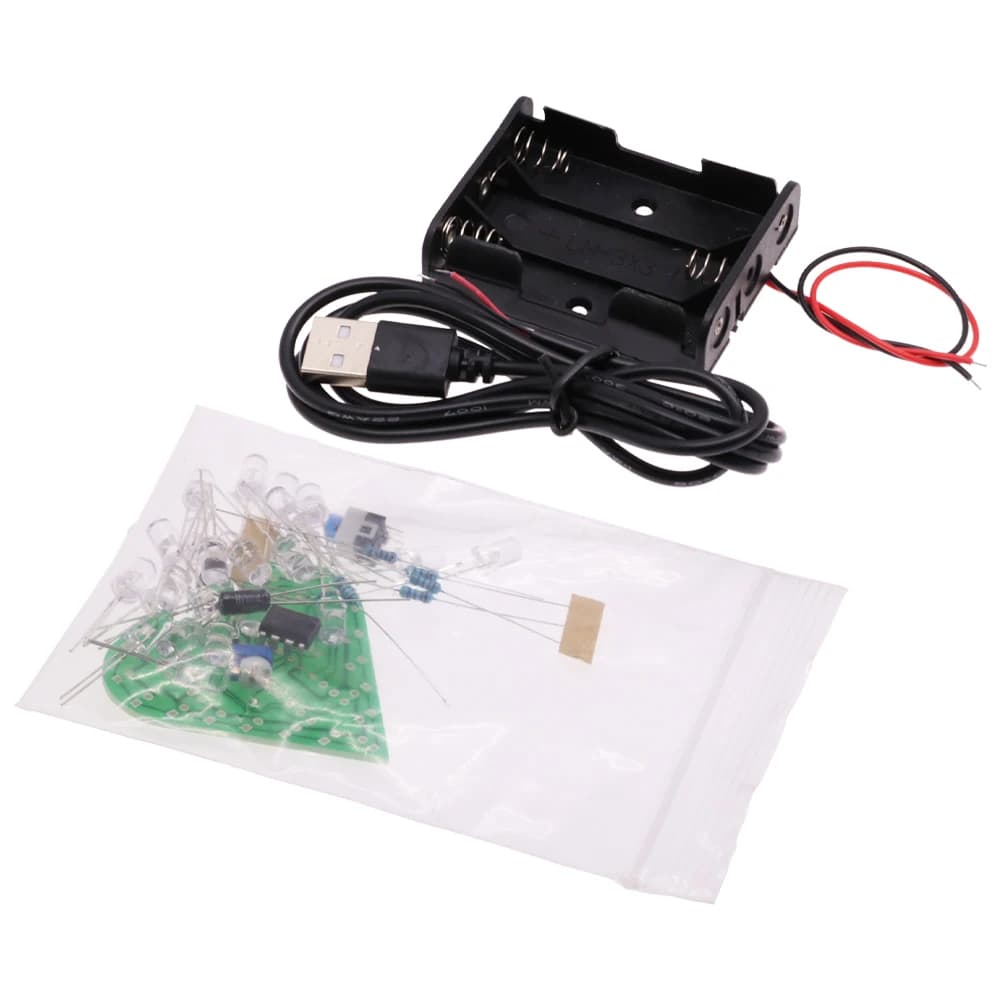 Kit de lampe respiratoire en forme de cœur, DC 4V-6V, suite LED, rouge, blanc, bleu, vert, production électronique, bricolage, 1 pièce, 5 pièces, 10 pièces