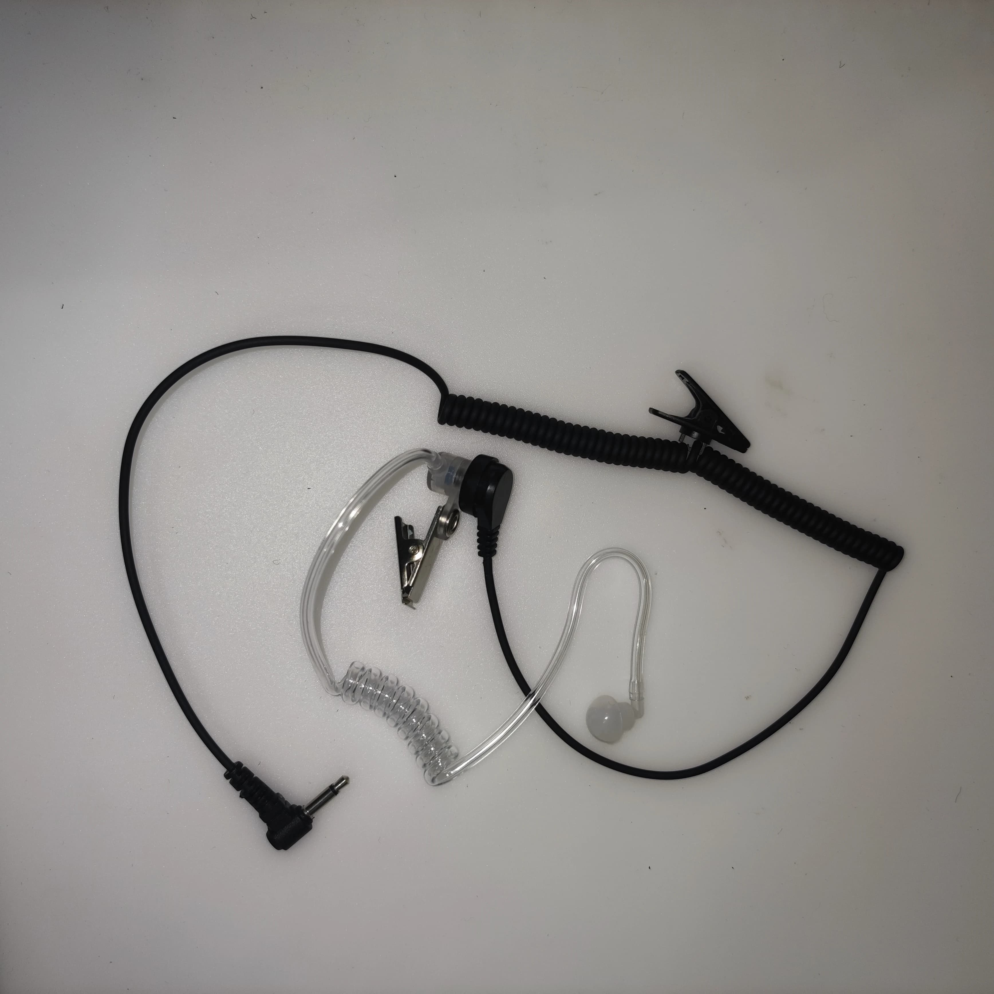Air Tube-Écouteurs stéréo filaires avec prise 3.5mm, pour talkie-walperforé/radio bidirectionnelle, intra-auriculaire, pour smartphones MP3