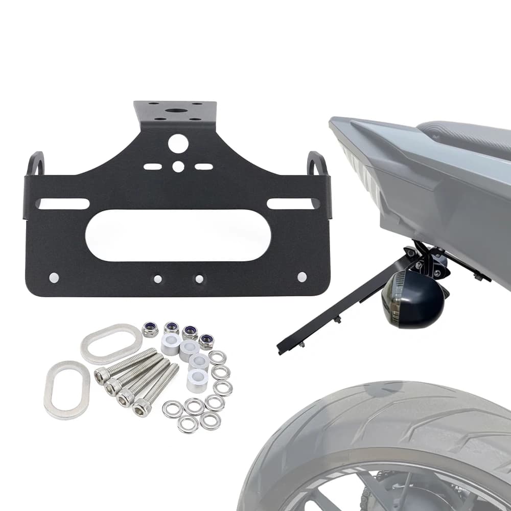 Kit de fixation de plaque d'immatriculation pour éliminateur de garde-boue arrière CBR500R CB500F 2016-2022 2023-2025 2026 CB500 Hornet Pour Honda