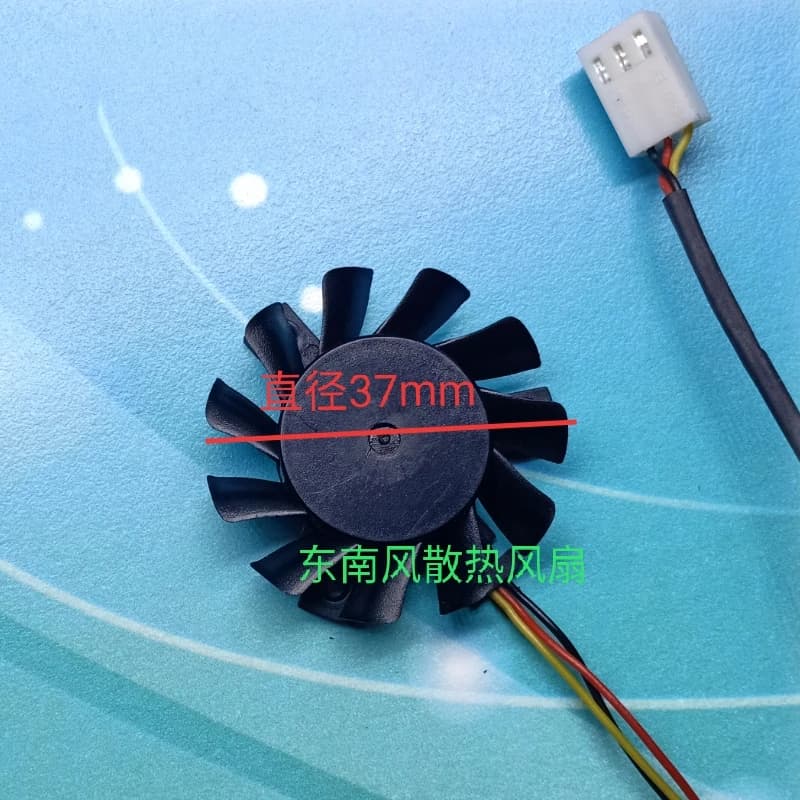 Ventilateur de refroidissement pour trou de vis de routeur, DF401012LS, DC 12C, 0,05 A, 2700 tr/min, diamètre 38mm x 10mm, 27mm