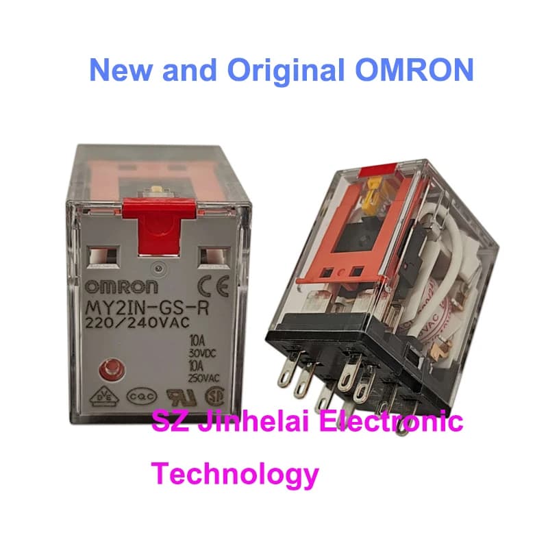 1 pièces nouveau et Original OMRON MY2IN-GS MY4IN-GS MY2IN-D2-GS-R relais 24VDC 220/240VAC