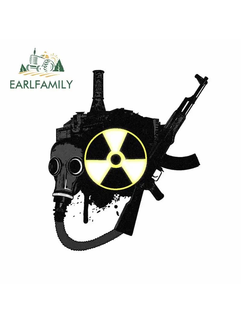 EARLFAMILY – autocollants pour pare-choc de moto, 13cm x 11.5cm, protection étanche pour porte de voiture