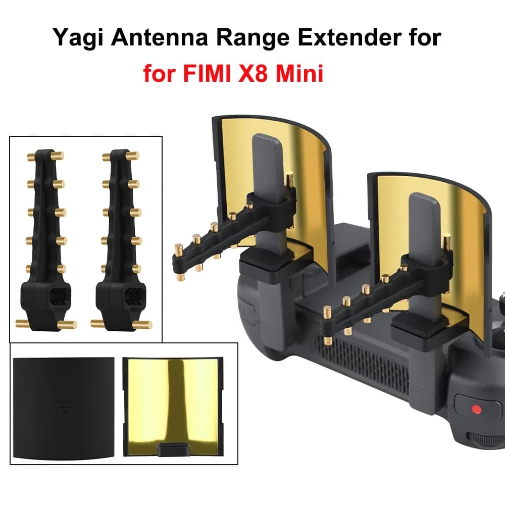 Antenne Yagi pour FIMI X8 Mini/X8 SE/Mavic 2 Pro, amplificateur de Signal Zoom, extension de portée pour contrôleur intelligent, Extension de Signal de Drone