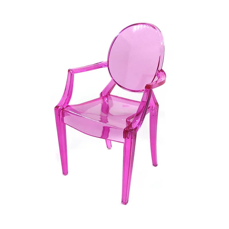 Mini chaise de loisirs colorée, maison de courses, modèle de maison, accessoires de meubles, 1:6