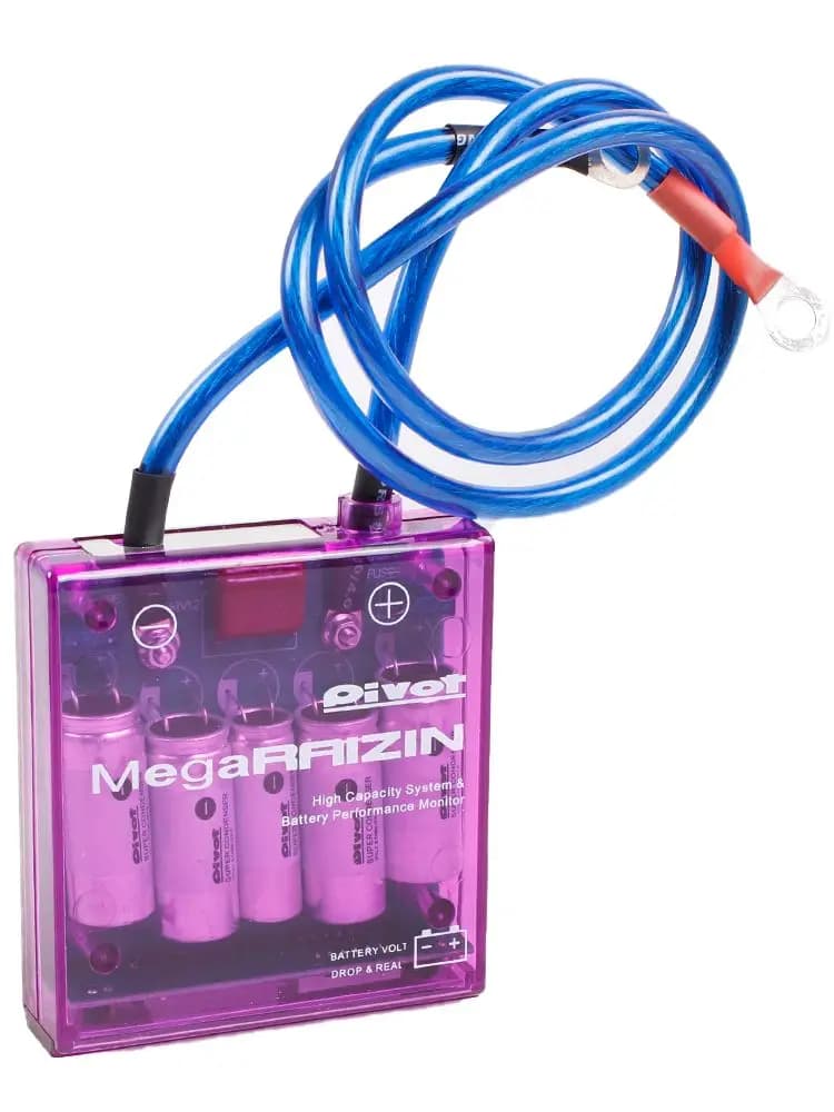 Stabilisateur Mega RAIZIN Volt universel/avec 5 fils de terre et RS-BOV015 d'affichage à LED