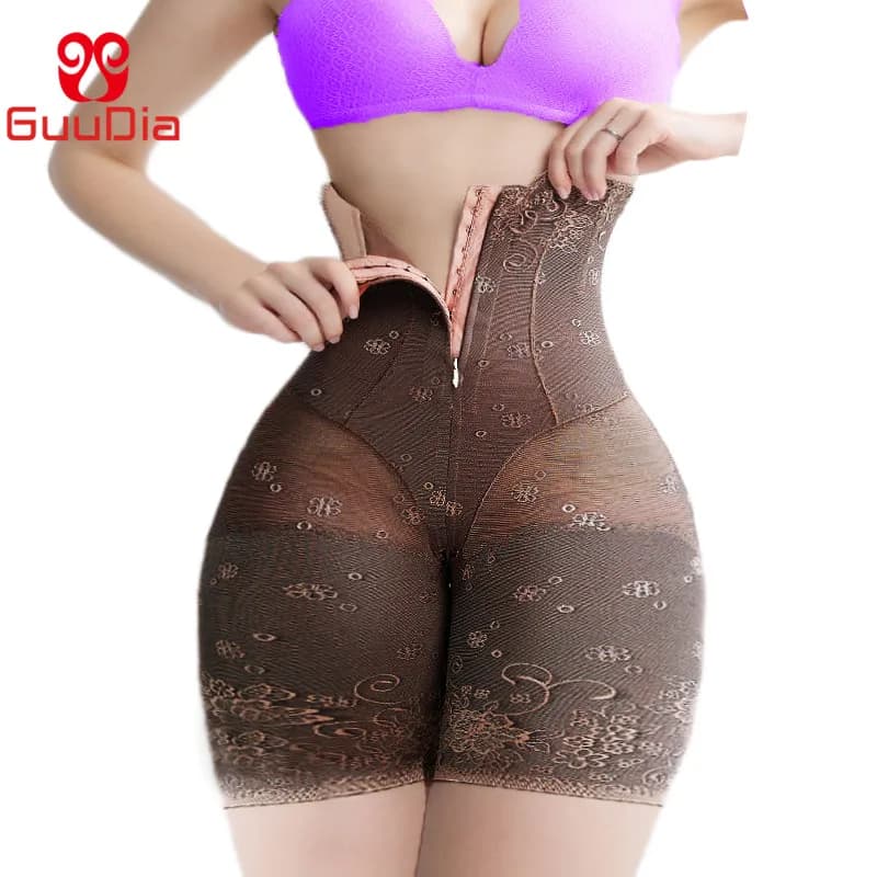 GUUDIA-Shorts Compress Shaper pour femmes, Taille haute, Body Shapers, Vêtements sans couture, Culotte TUNIControl, Slim Waist Shaper