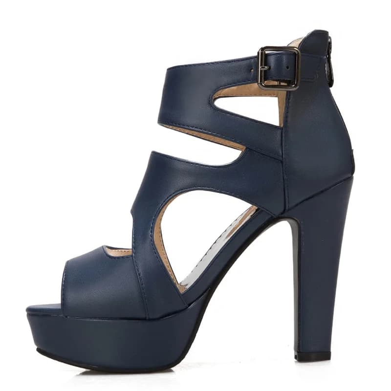 Sandales ouvertes sexy pour femmes, chaussures d'été à plateforme, talons hauts, rouge, blanc, jaune, bottes de rinçage pour dames