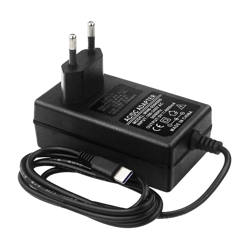 Alimentation 5V 4A 20W, adaptateur secteur USB Type C, prise EU US UK AU, chargeur pour NVIDIA Jetson Nano 2GB Raspberry Pi 4 5