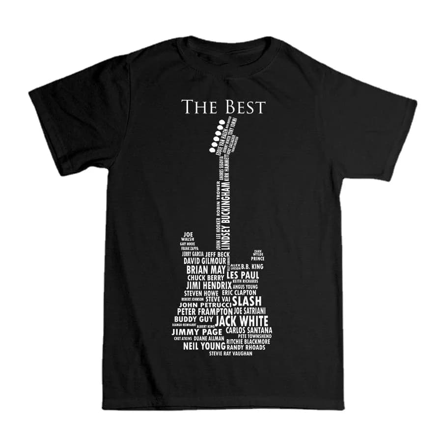 T-Shirt des légendes de la guitare, design créatif, 1959, Standard américain. Coton eté Manches Courtes O-cou Hommes T-shirt Nouveau S-3XL