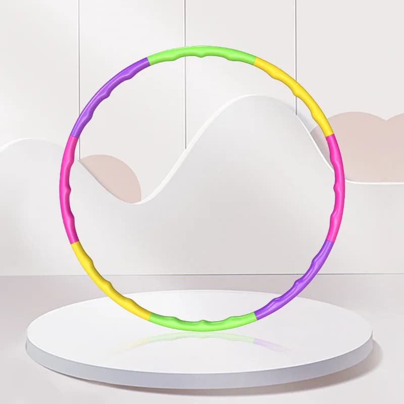 Cerceau de couleur amovible pour enfants, équipement de Sport, exercice Portable, entraînement physique en plastique, cercle Hoola, meilleurs cadeaux pour enfants