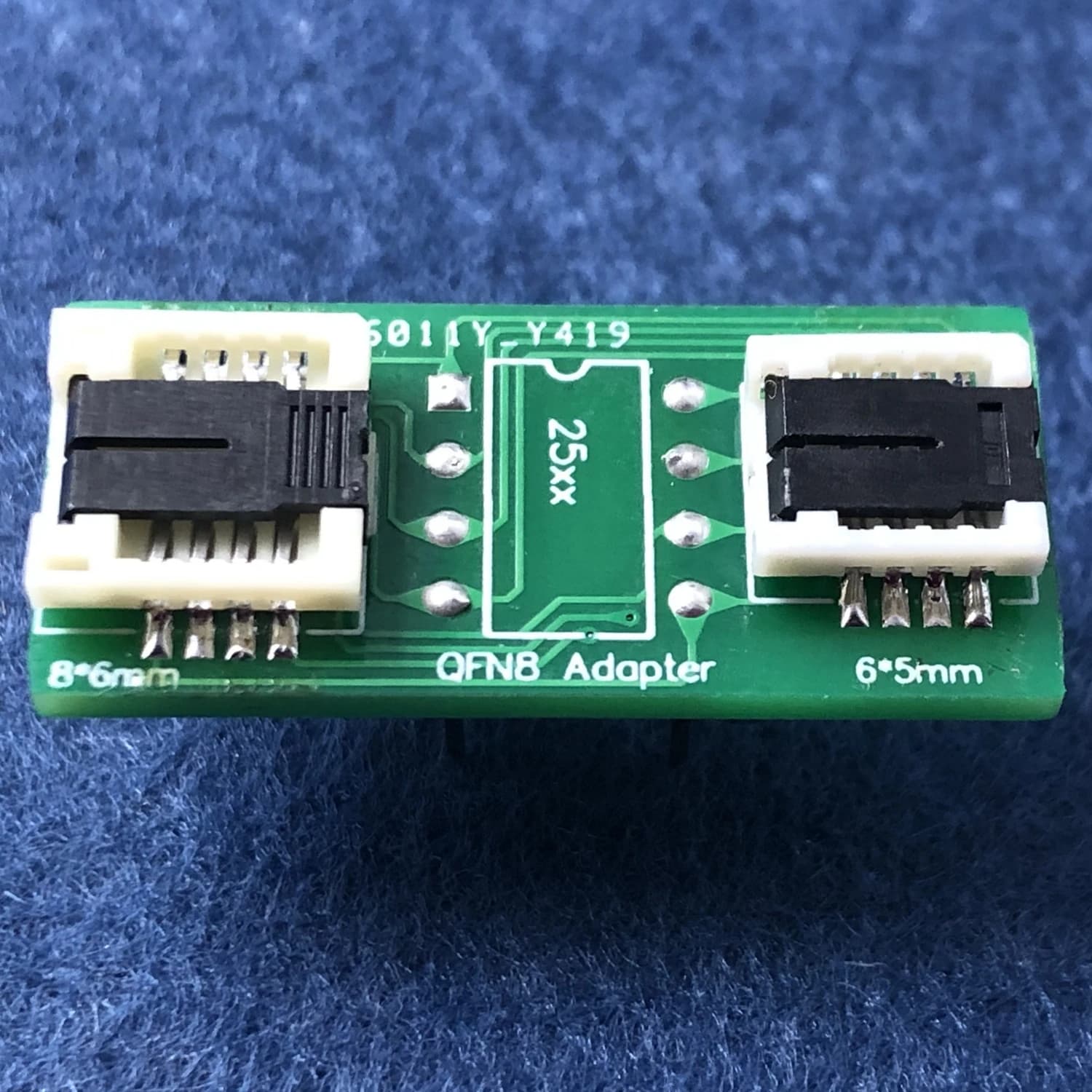 Prise/adaptateur deux-en-un universelle QFN8 /WSON8/MLF8/MLP8/DFN8 à DIP8 pour puces 6*5MM et 8*6MM, prise flash SMT BIOS