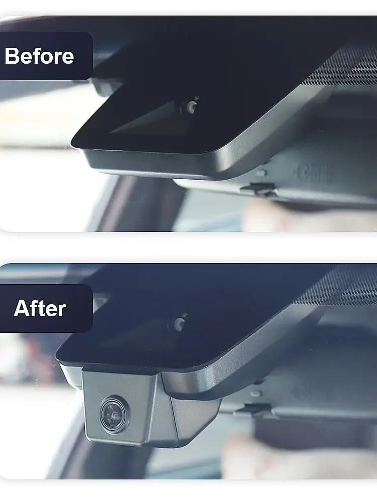 Caméra embarquée Fitcamx 4K pour Toyota C-HR/CHR 2017-2026, style OEM, modèles 2025 2024 2023, Wi-Fi intégré, vision nocturne, installation facile