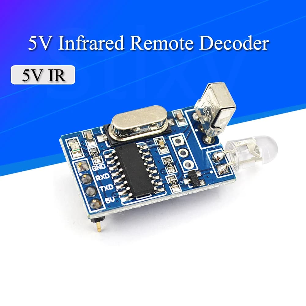 Décodeur à distance infrarouge IR 5V, 1/5/10 pièces, transmetteur, récepteur, Module sans fil, qualité, en Stock
