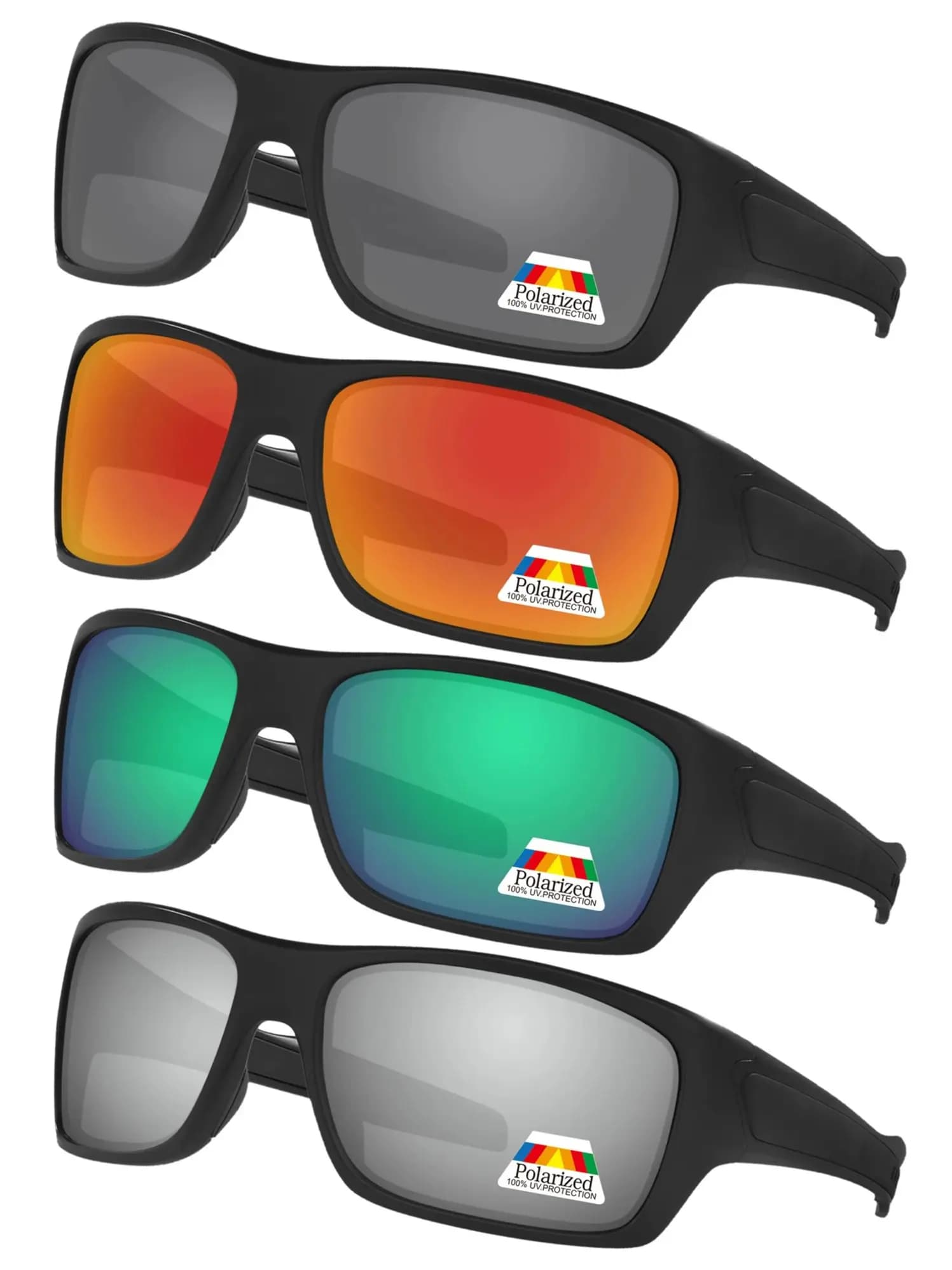 Bwake – lentilles de remplacement polarisées pour lunettes de soleil Oakley Turbine OO9263, plusieurs Options