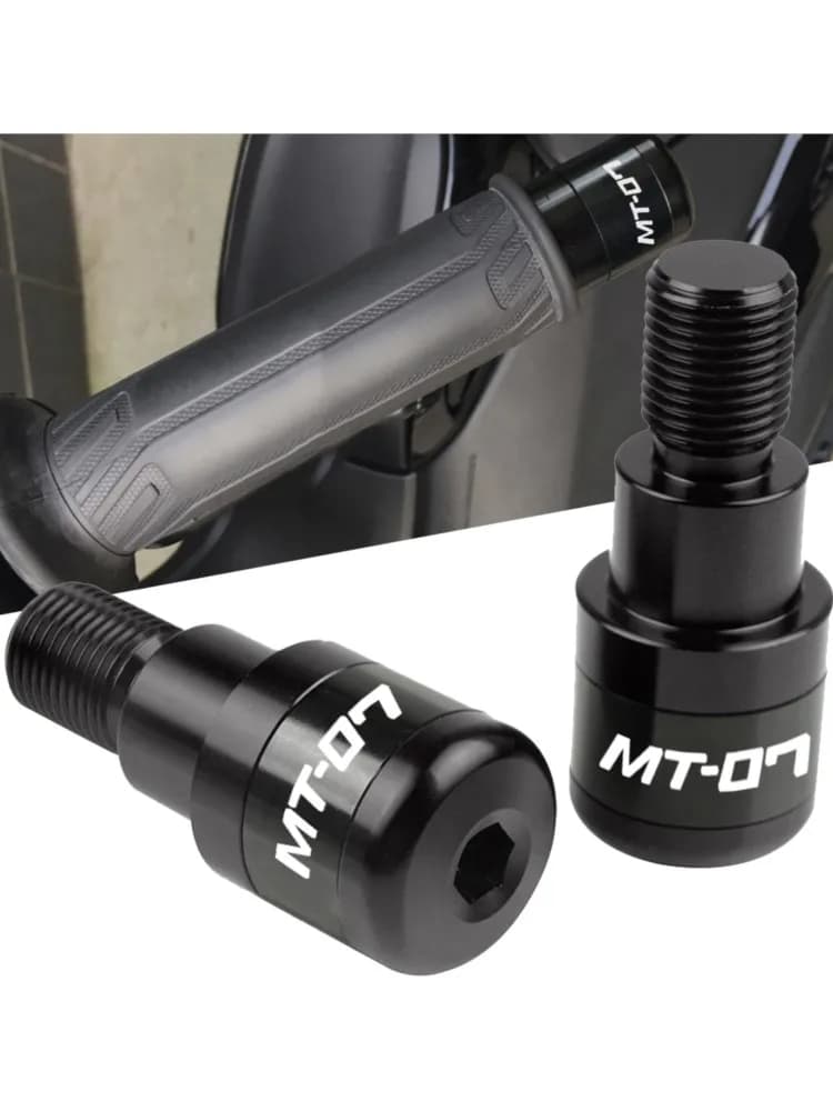Poignées de Guidon de Moto, Capuchon Coulissant, Bouchon de Guidon pour Yamaha MT07 MT-07 mt 07 2014 2015 2016 2017 2018 2019 2020 2021