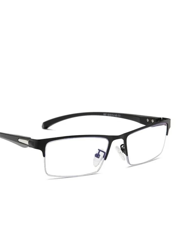 Lunettes de myopie sans bords, bloquant la lumière bleue, métal TR90, verres de Prescription, lunettes d'ordinateur 0 -0.5 -0.75 -1.0 à