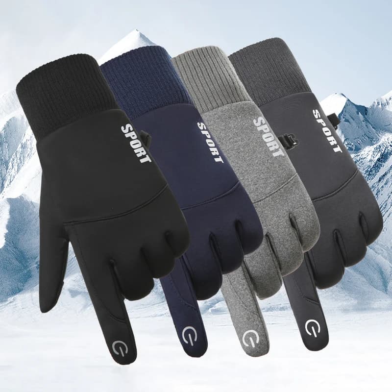Gants d'hiver imperméables pour hommes, coupe-vent, pour la pêche sportive, écran tactile, conduite, moto, ski, antidérapants, chauds, pour le cyclisme, pour femmes