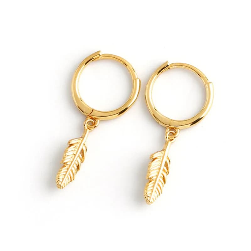 VENTFILLE – boucles d'oreilles en argent Sterling 925, plumes coréennes, tempérament Simple, exquis, tendance, Sexy, bijoux cadeau, offre spéciale