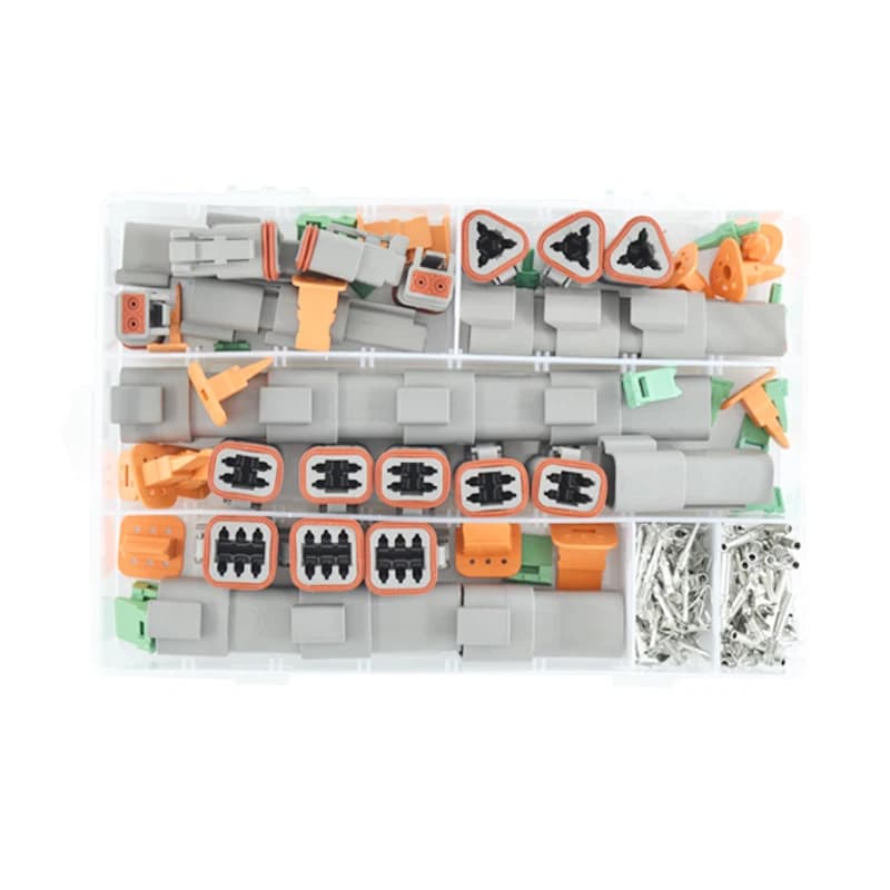 Kit de connecteurs de fil étanche DT série Deutsch, DT06-2S DT04-2P DT06-3S DT04-3P, automobile, prise scellée, DT avec boîte