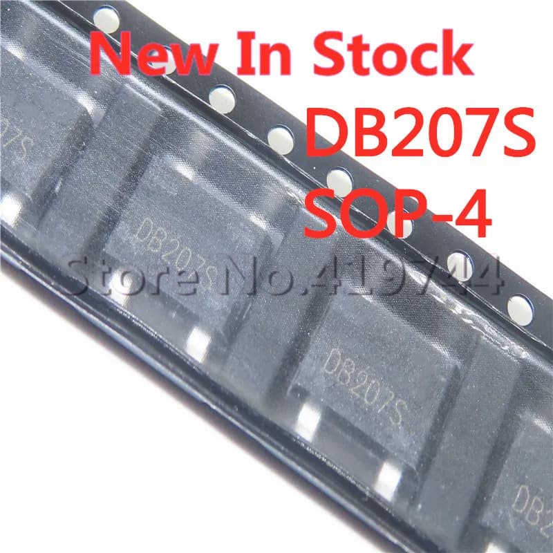 10 pièces/lot DB207S DF08S DF10S SOP-4 pile de redresseur de pont 1A/2A SMD en Stock nouveau en Stock
