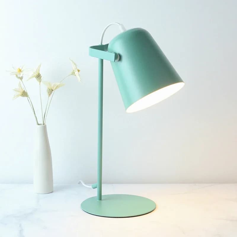 Lampe de bureau nordique moderne à LED, luminaire de table, dortoir universitaire, lecture, salon, chambre à coucher, étude de chevet, noir, décoration intérieure