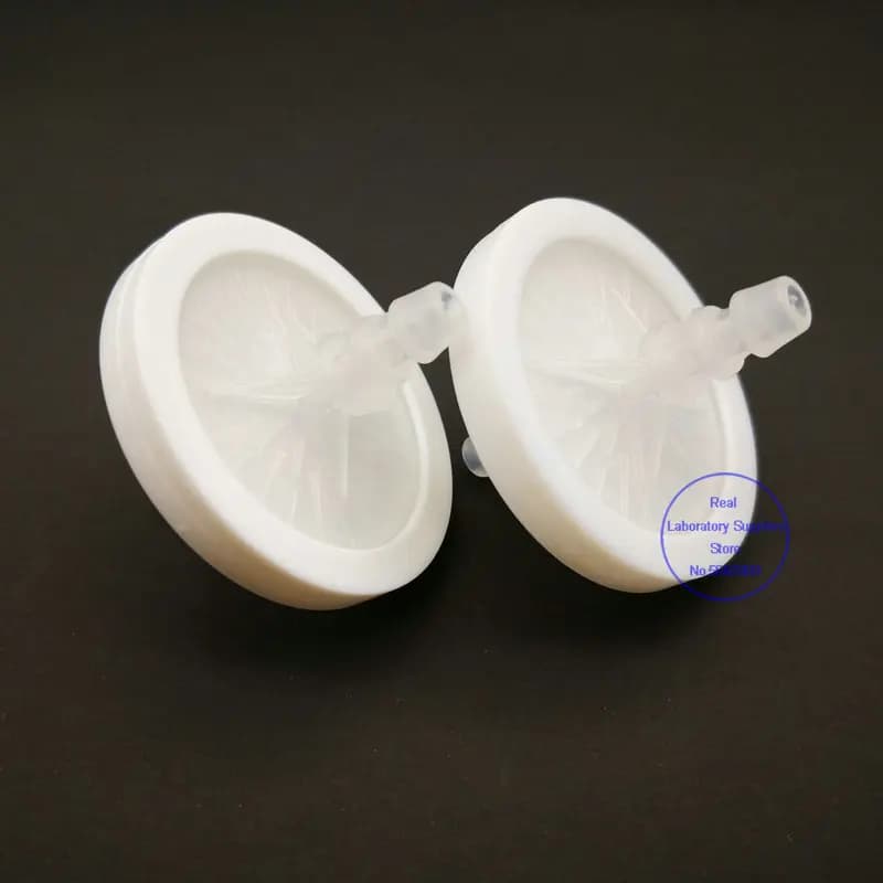Filtre à Air jetable 50mm 0,22 um, 5 pièces/lot, avec Membrane en PTFE hydrophobe, pour Culture biologique en laboratoire, Etc.