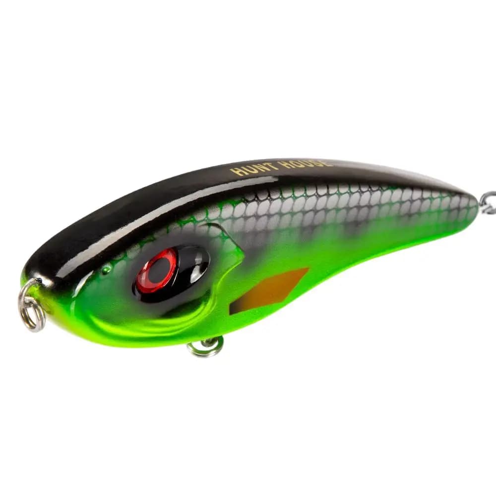 Leurre de pêche Hunthouse Musky Buster Jerkbait 115mm/32g 145mm/55g à coulée lente, sonorité forte, vibrations pour bar et brochet LW129