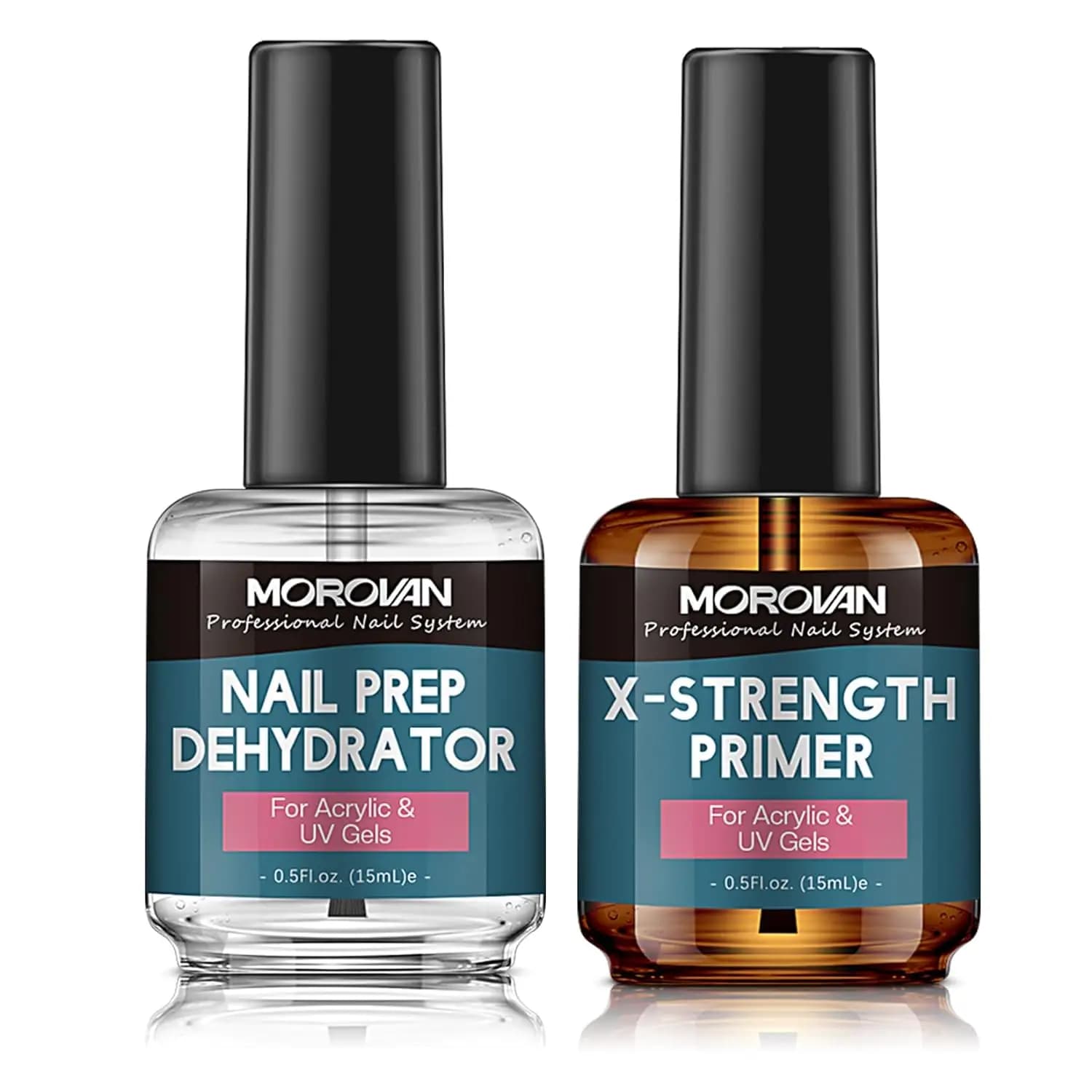 Déshydrateur de préparation des ongles et apprêt à ongles X-Strength, apprêt de liaison protéinée non acide sans brûlure pour poudre acrylique et vernis à ongles gel UV