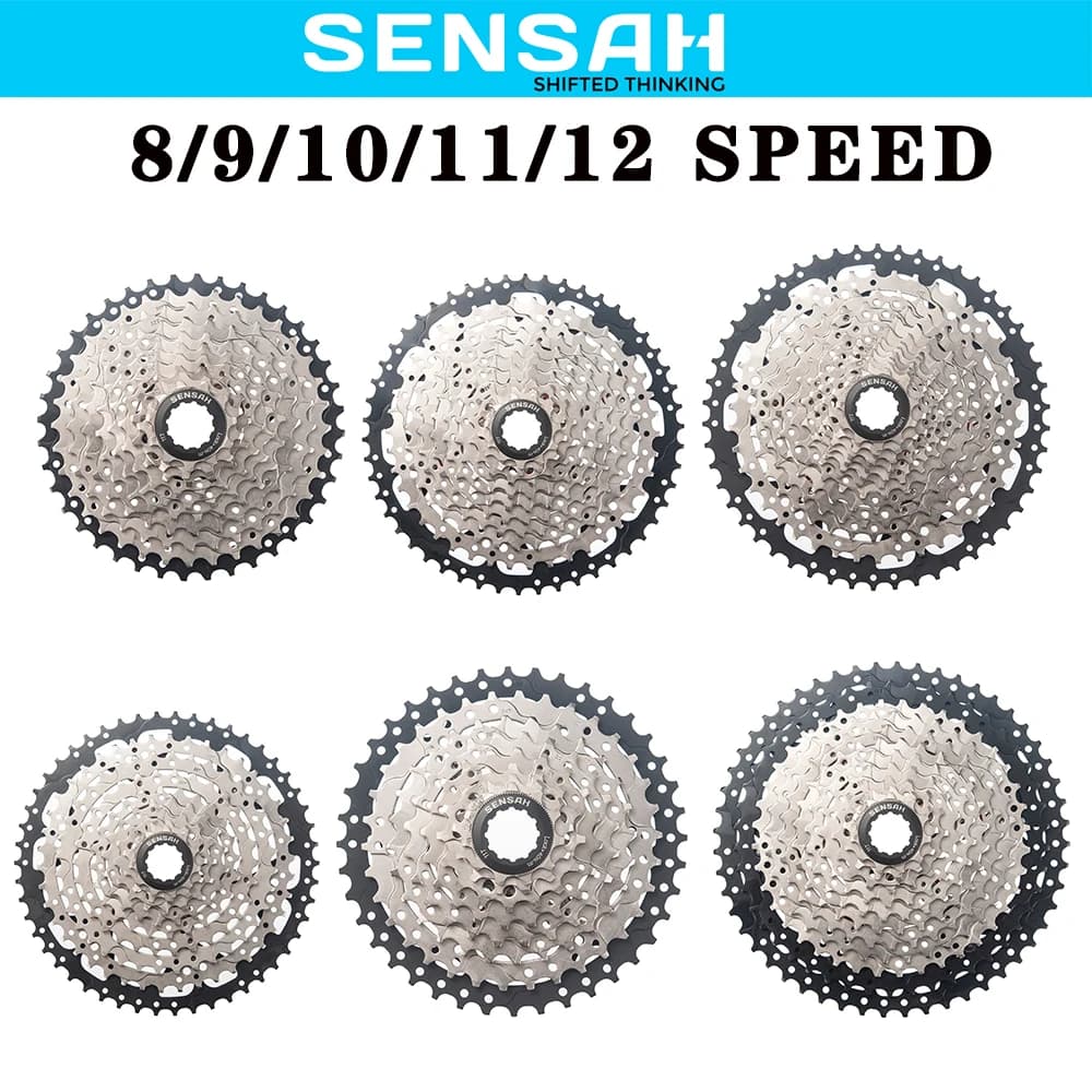 SENSAH VTT 8 9 10 11 12 vitesses Velocidade vélo Cassette vtt roue libre pignon 40T 42T 46T 50T 52T pour HUB HG