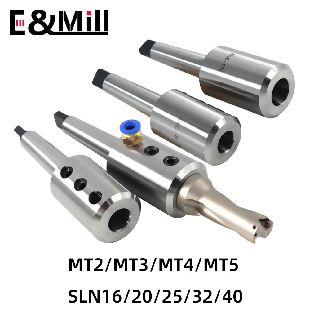 Porte-outil Morse 2 3 4 5 SLN pour perceuse en U, perceuse violente, côté rapide, fixe, MT2 MT3 MT4 MT5 SLN20 SLN25 SLN32 SLN40 1 pièce