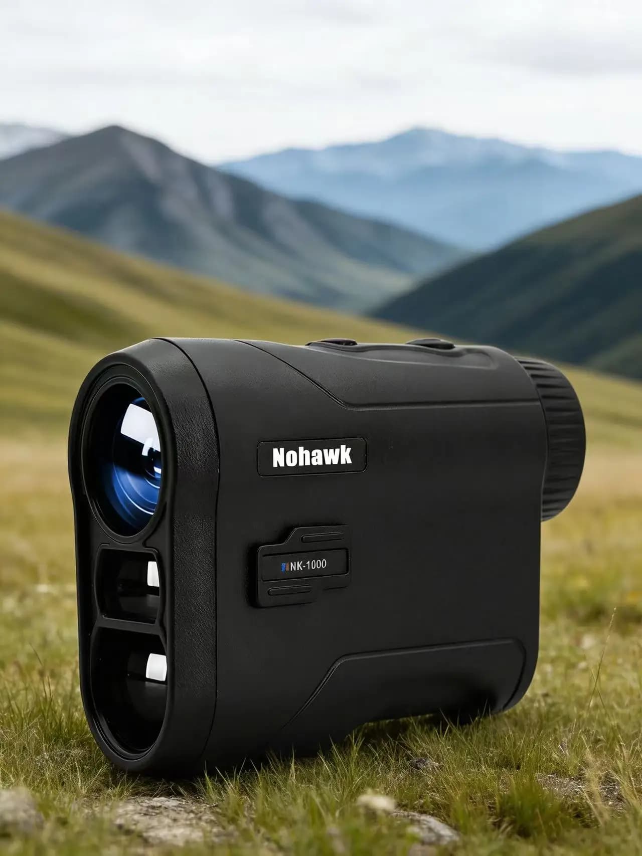 Télémètre laser de golf Nohawk de taille mini avec fonctionnalités multiples de distance/angle/vitesse/surveillance, monoculaire à grossissement 6x pour le golf