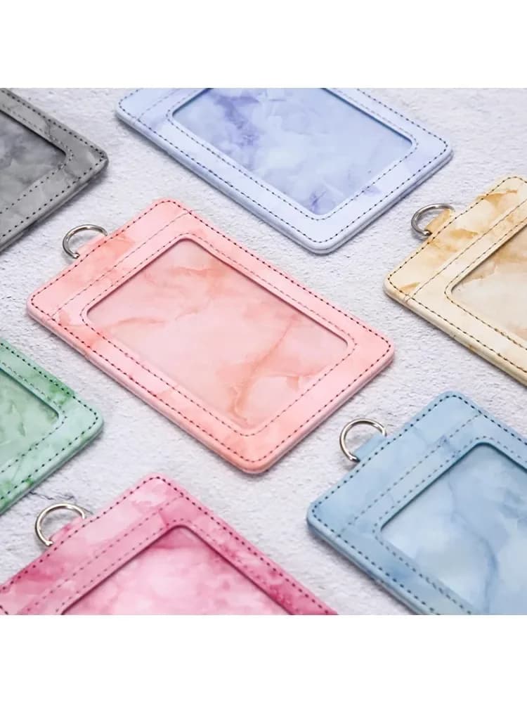Porte-cartes de crédit en cuir mince pour hommes et femmes, mini portefeuilles d'affaires, porte-cartes d'identité, porte-monnaie de poche, boîte de couverture de carte, mode