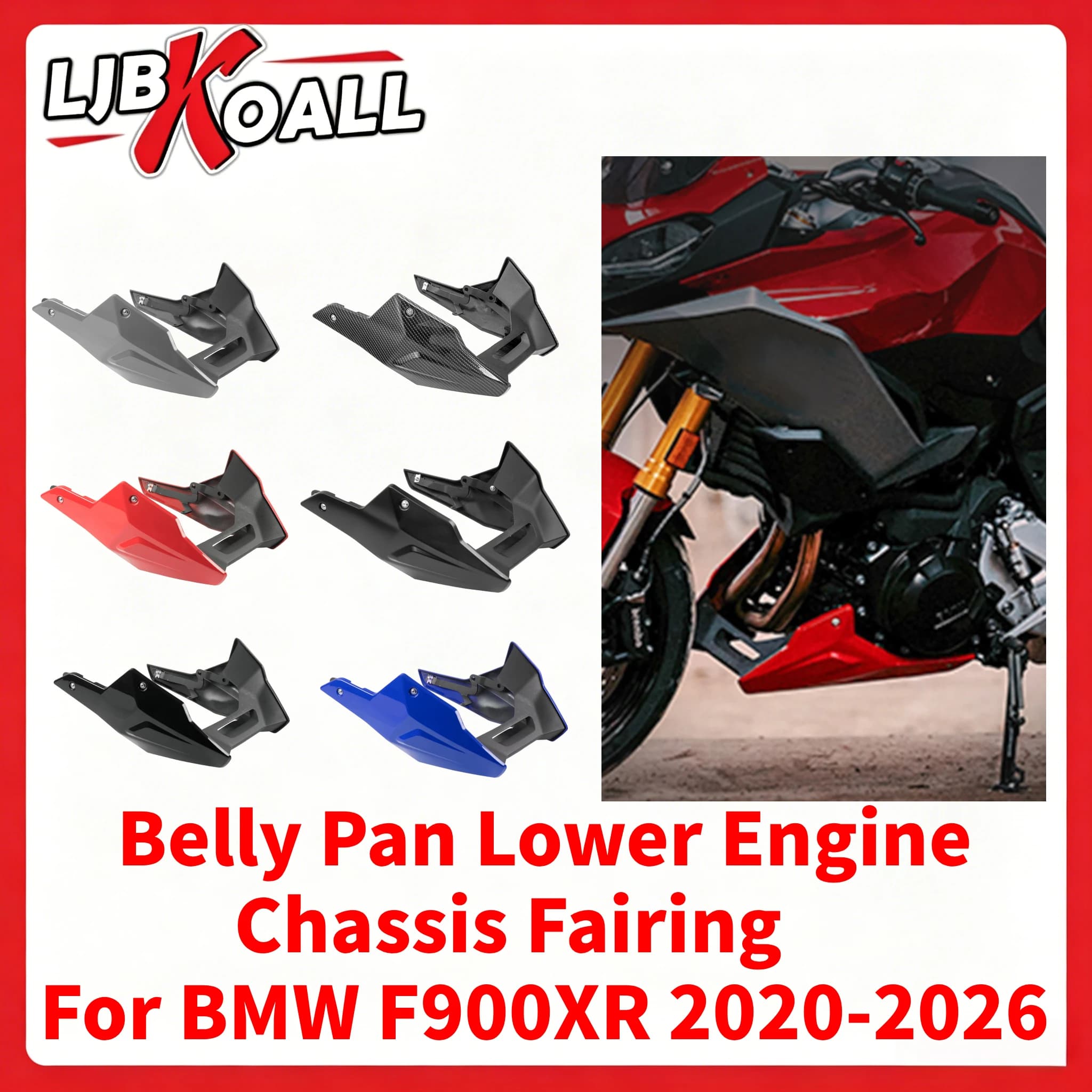 Protection de carter inférieur moteur pour BMW F900R et F900XR, kit de protection de carénage et de spoiler 2020-2026