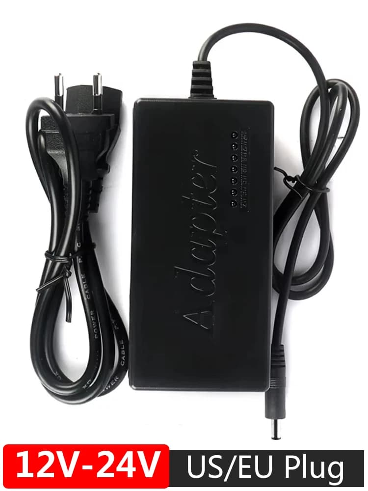 1 ensemble d'alimentation 12V-24V, régulateur à 7 vitesses, adaptateur de scie de Table, régulateur de moteur, prise US/EU