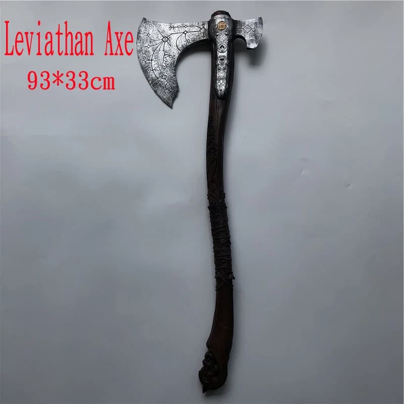 93 cm Cosplay God of War 4 Hache de Kratos Hache Leviathan Accessoire de jeu de rôle et de cinéma Hache Fantôme en PU Modèle de jouet