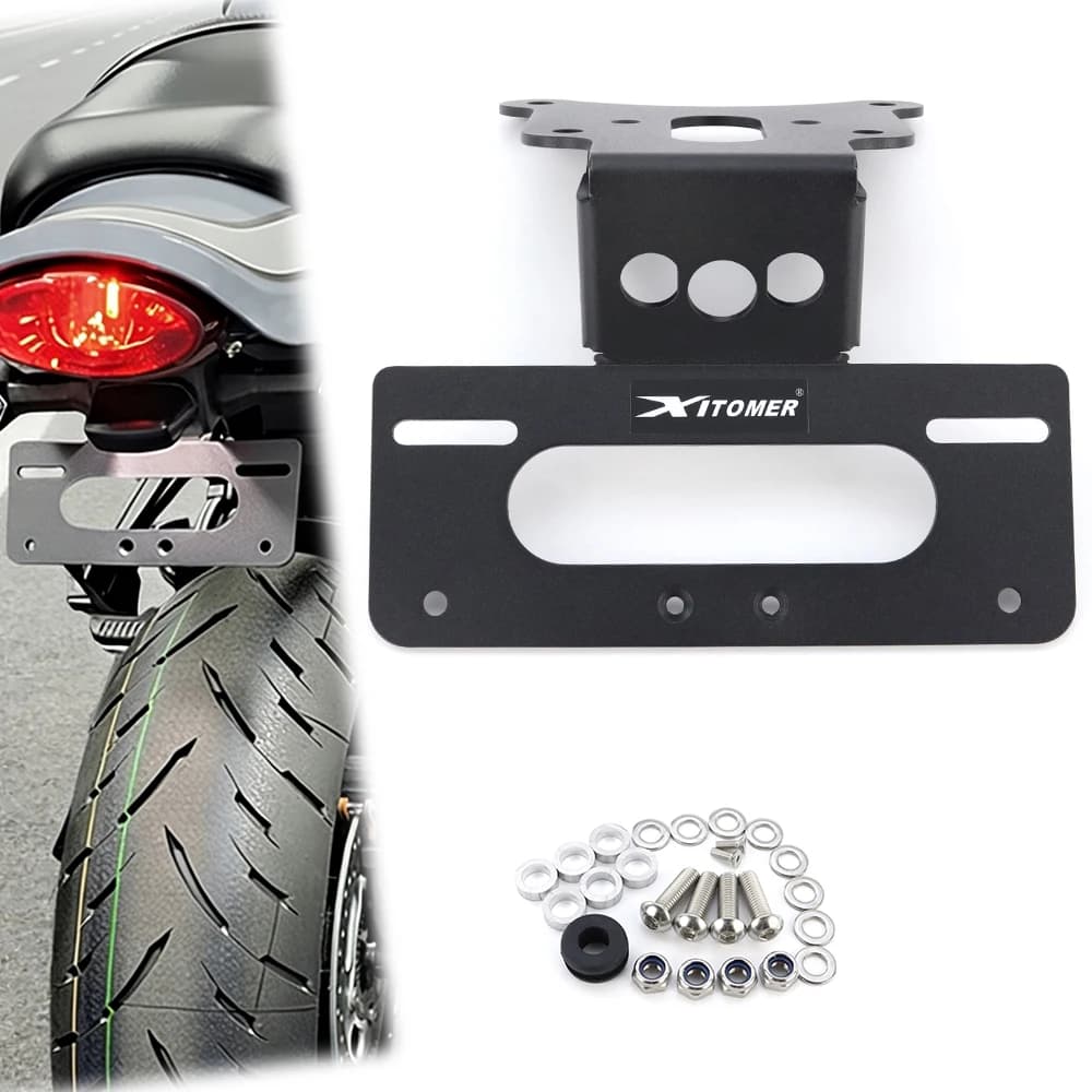 Kit de fixation de plaque d'immatriculation pour moto Kawasaki Z900RS 2018-2026 Z900 RS, support de garde-boue arrière noir