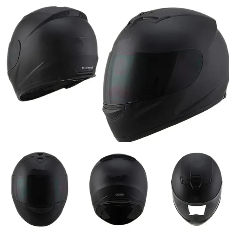 Casque de moto intégral à la mode pour hommes et femmes, approuvé DOT, qualité supérieure, certifié CE avec cache-cou supprimé