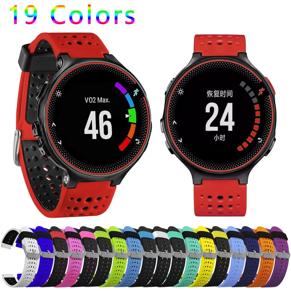 Bracelet de montre en silicone pour Garmin Forerunner, remplacement de bracelet, accessoire de bracelet, 230, 235, 220, 620, 630, 735