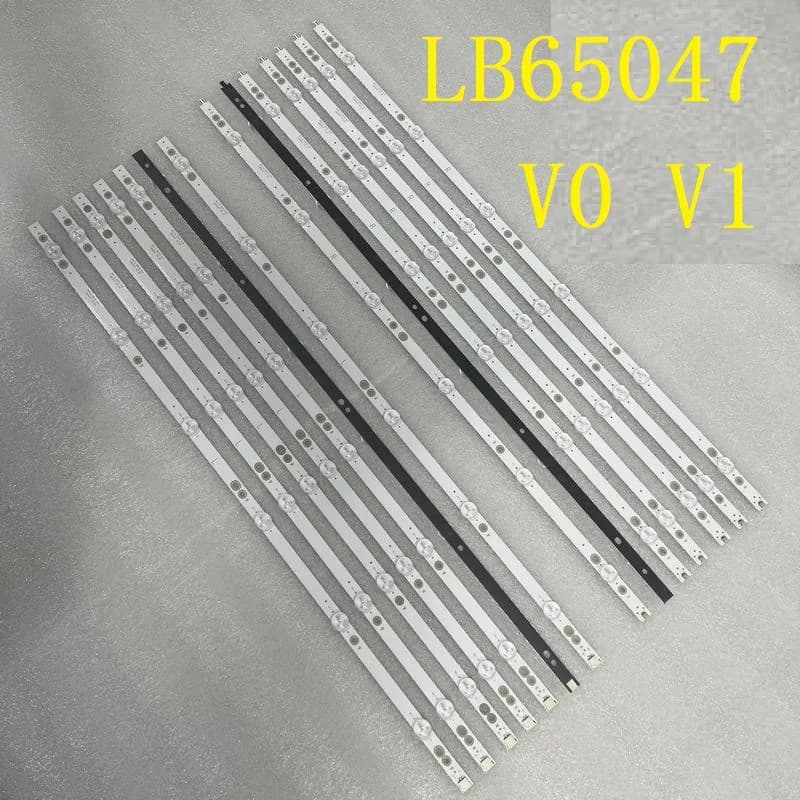 Kit de 14 bandes LED de rétroéclairage pour 65PUS6523 65PUS6162/12 65PUS6262 65PUS6412 65PUS6703 65PUS6753 65PUS7303 65PUS6503 65PUS6723