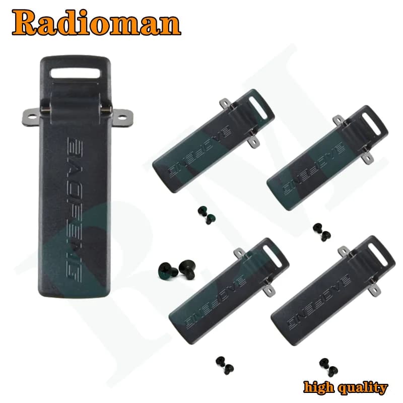 Clip de ceinture Original pour Baofeng UV-5R UV-5A série UV-5RE, radios bidirectionnelles, talkie-walkie + vis et un tournevis