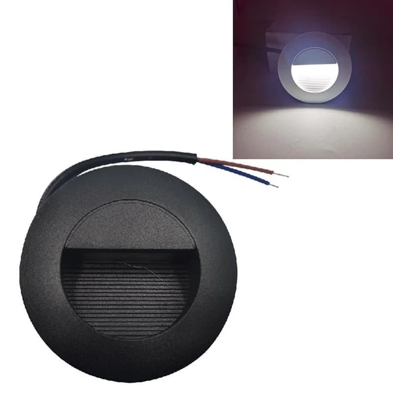 Luminaire LED d'extérieur à capteur, 15 LED, étanche, pour escalier, encastré mural, pour terrasse, 85-265V, IP65