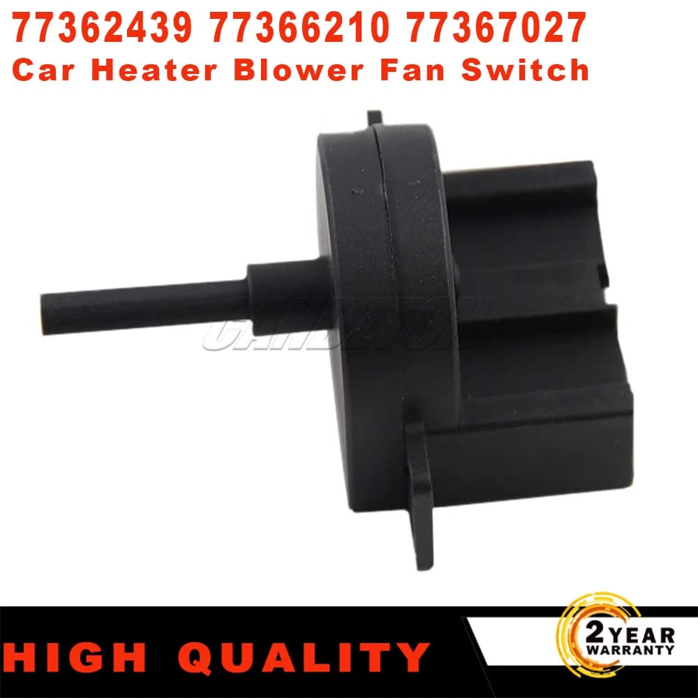 Pour Citroën Jumper Relay Fiat Ducato Peugeot Boxer Nouveau Commutateur de Ventilateur de Chauffage Noir 77362439 77366210 77367027 Accessoires Auto