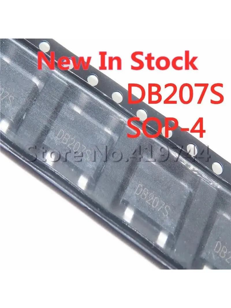 10 pièces/lot DB207S DF08S DF10S SOP-4 pile de redresseur de pont 1A/2A SMD en Stock nouveau en Stock