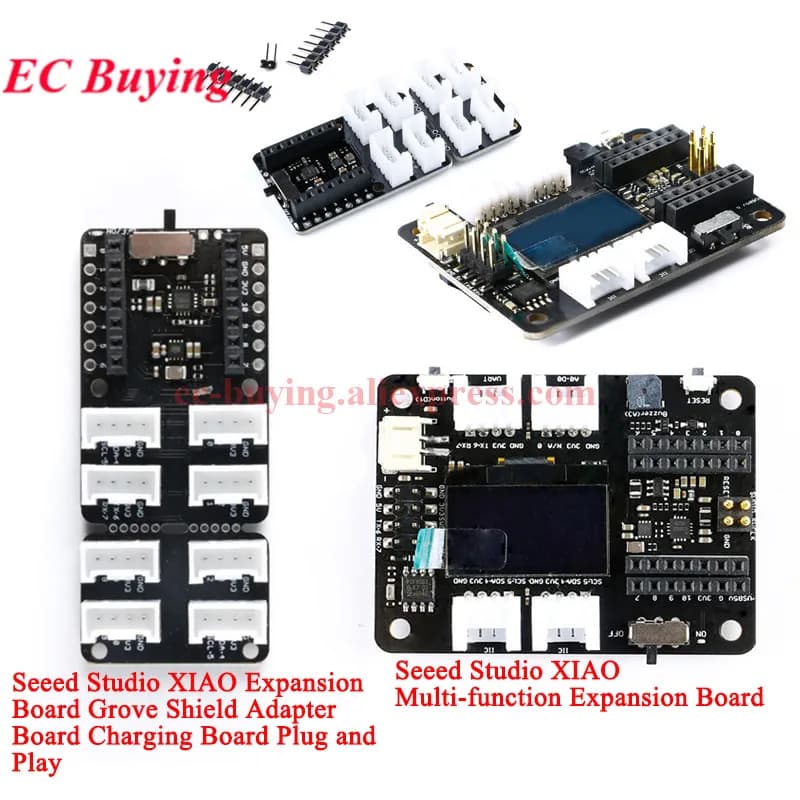Seeed Studio XIAO Module de carte d'extension Seeeduino Grove Shield charge écran OLED IIC I2C SPI/UART pour Arduino maison intelligente/IoT