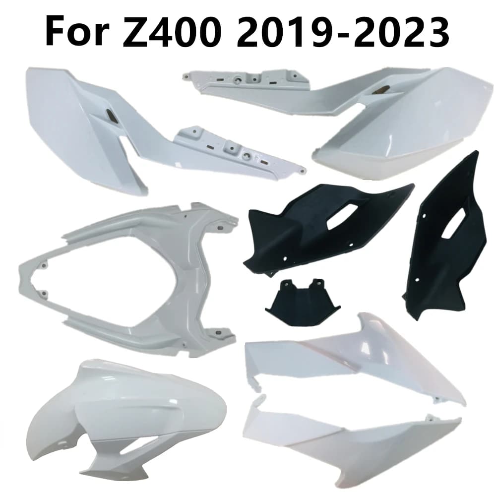 Carénage de carrosserie pour moto Z400 2019-2020-2021-2022, pièces en plastique non peintes, composants d'injection, Pack gauche droite